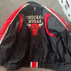 Chicago Bulls Black and Red Jacket